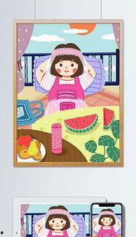 吃瓜绘画模板免费下载,揭秘吃瓜绘画模板背后的故事  第2张